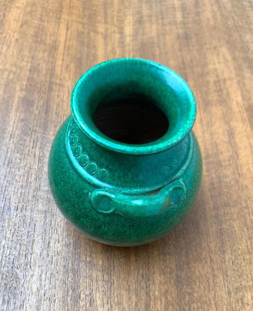 Mid-century German studio pottery vase by Wilhelm Kagel, Partenkirchen, 1960s.