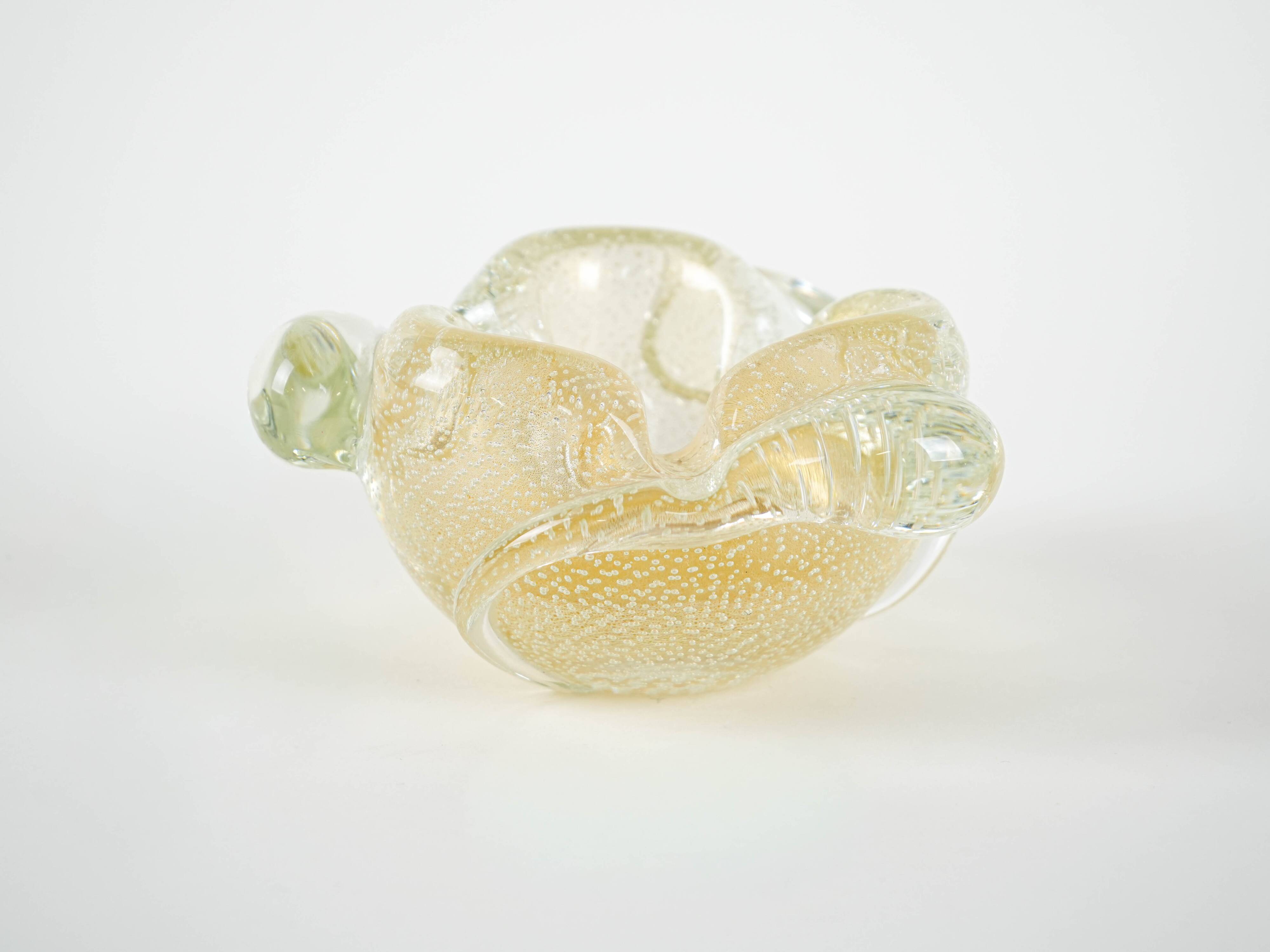Ashtray, Murano glass, 1960s, made in Italy