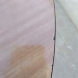 Oval table with formica flap
