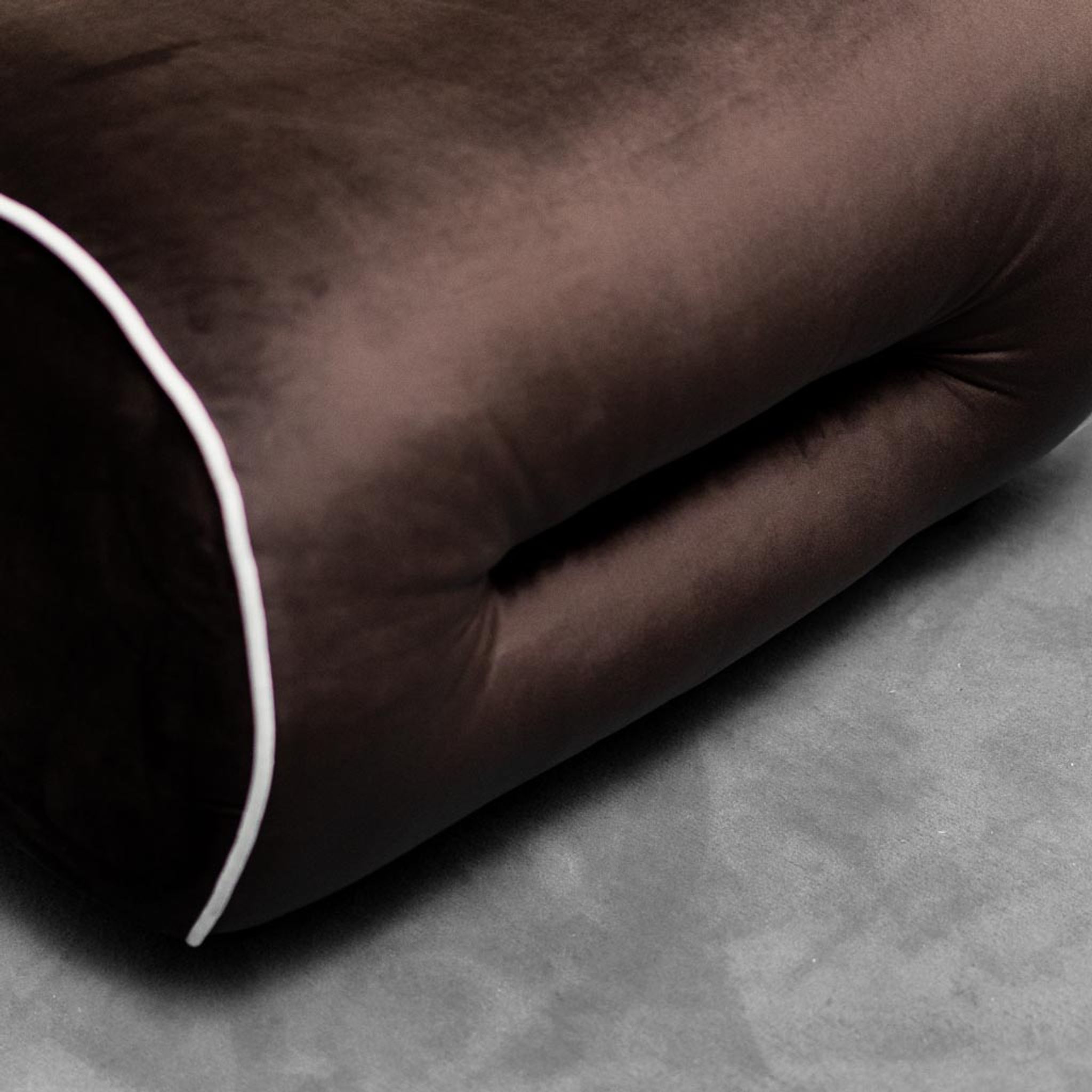 Fauteuil velours 1970