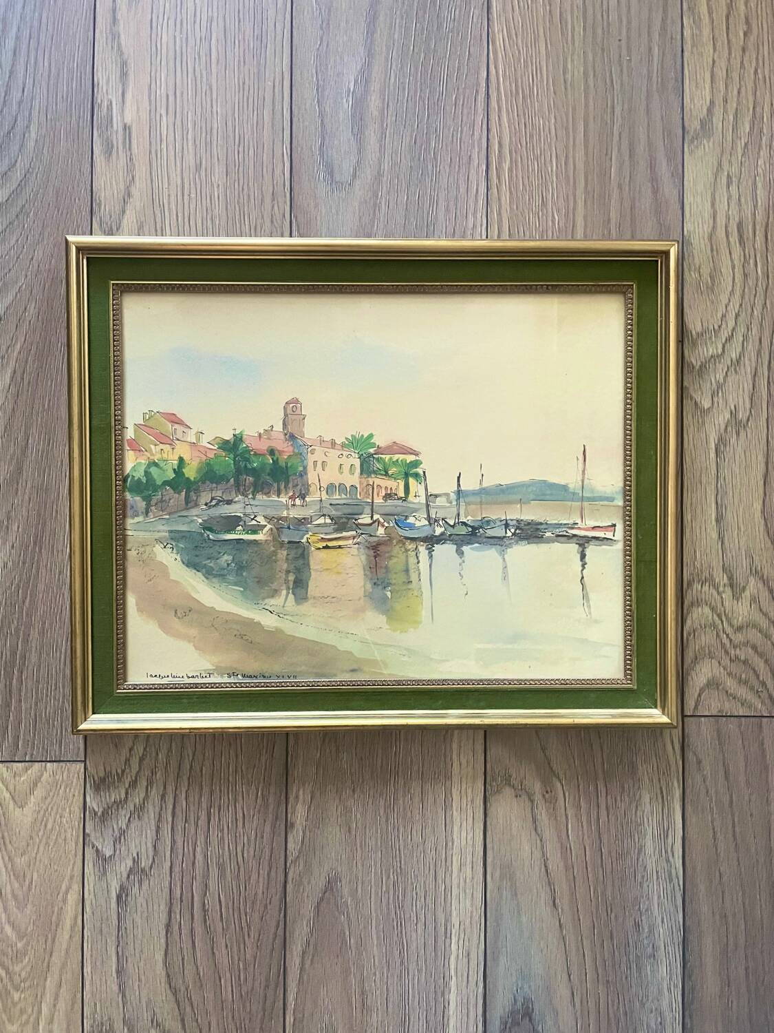 watercolour from the 1930s by Jacqueline Barbet
