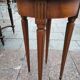 Gueridon side table old marble top vintage xxeme