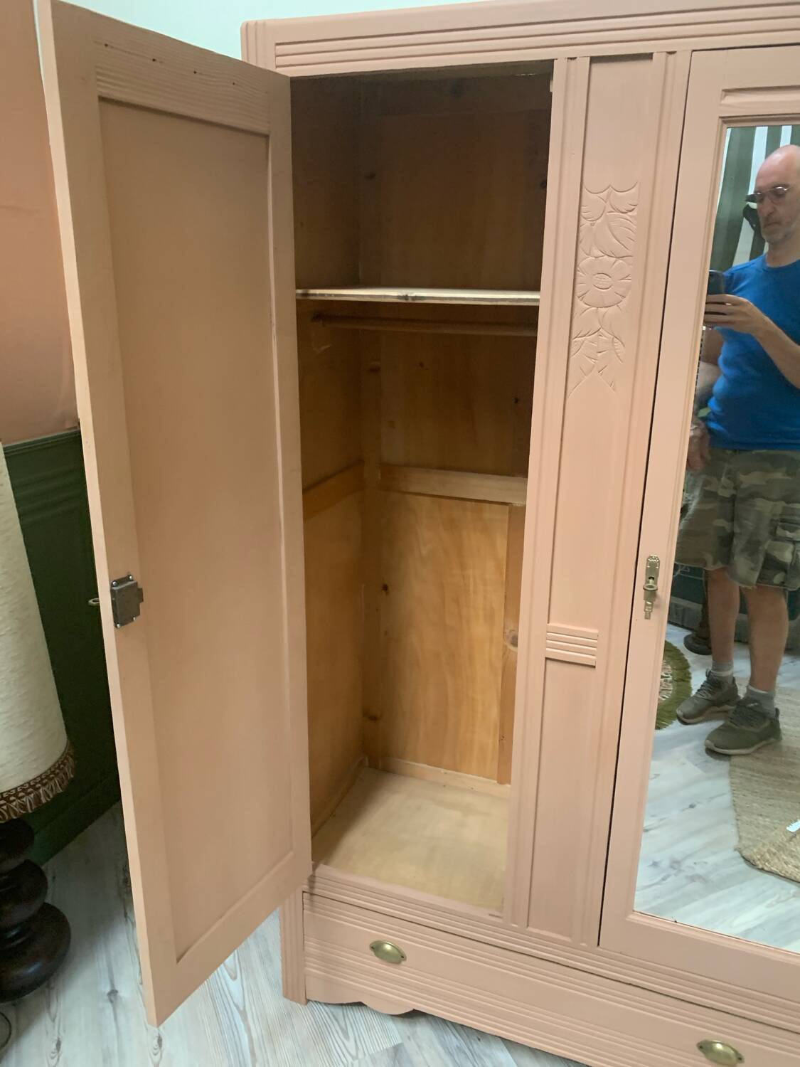 Parisian terracotta wardrobe