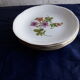 4 plates of earthenware gien model Anemones diam 23.5 cm