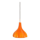 Vintage Orange Glass Pendant Lamp By Peill And Putzler 1960