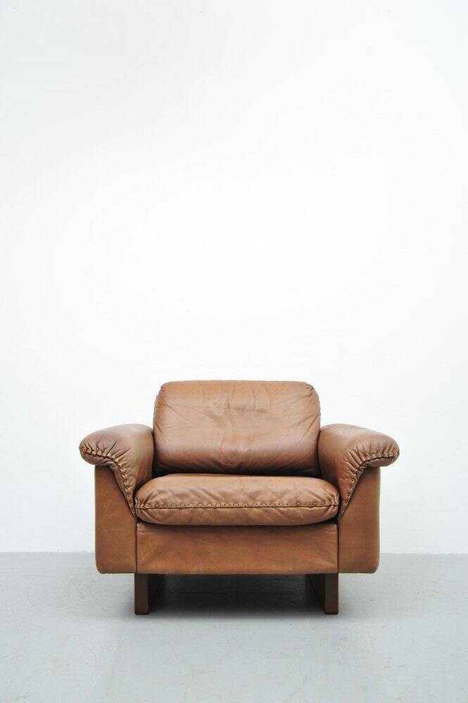 DS41A leather armchair by De Sede, 1970s
