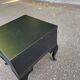 Louis XV black bedside table in baroque style
