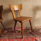 Set of four Brutalist chairs 1940s-1950s