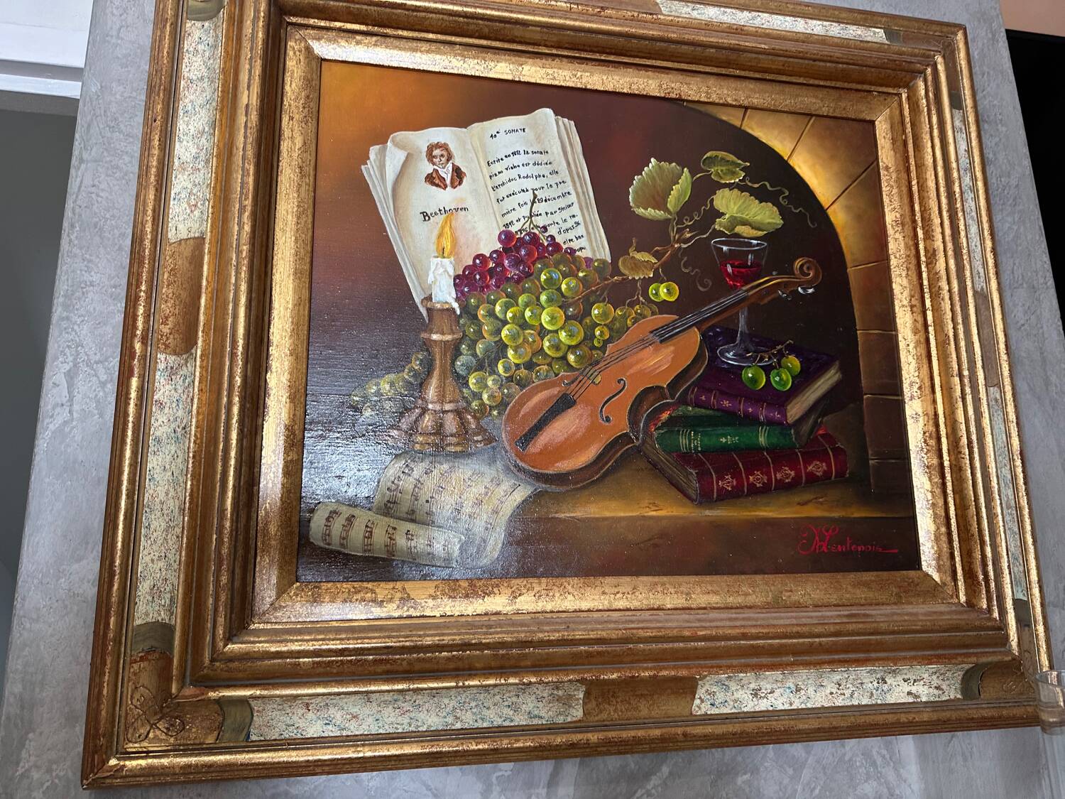 Tableau Beethoven ANY LENTENOIS