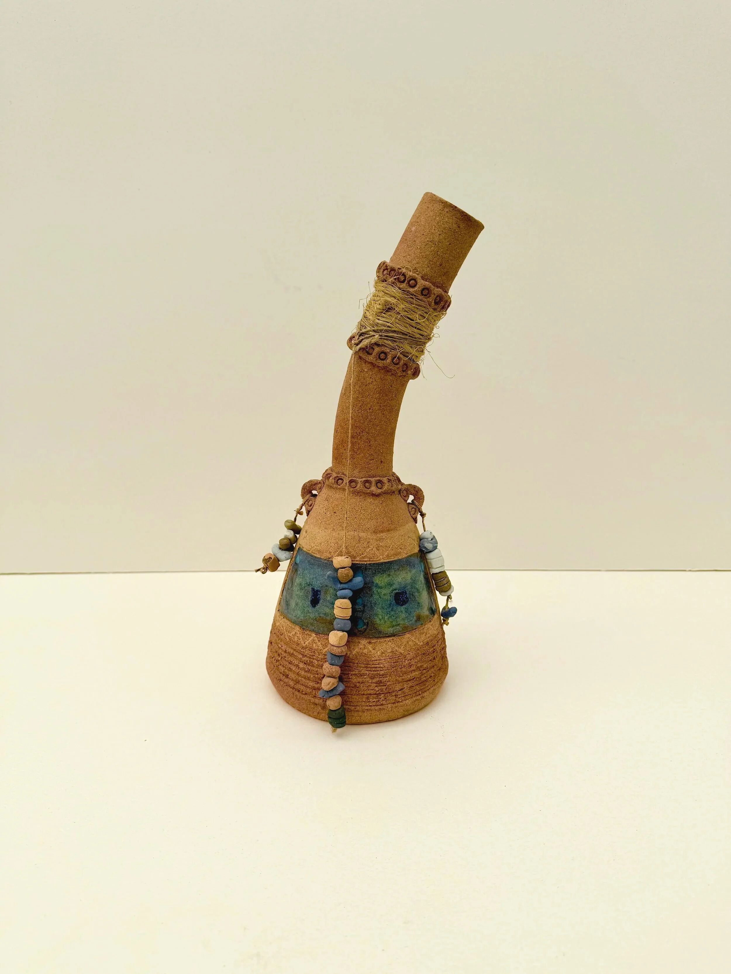 Signed ceramic vase