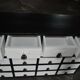 Vintage industrial chest of drawers in black and white pine, 20 drawers, 1950s apothecary style.