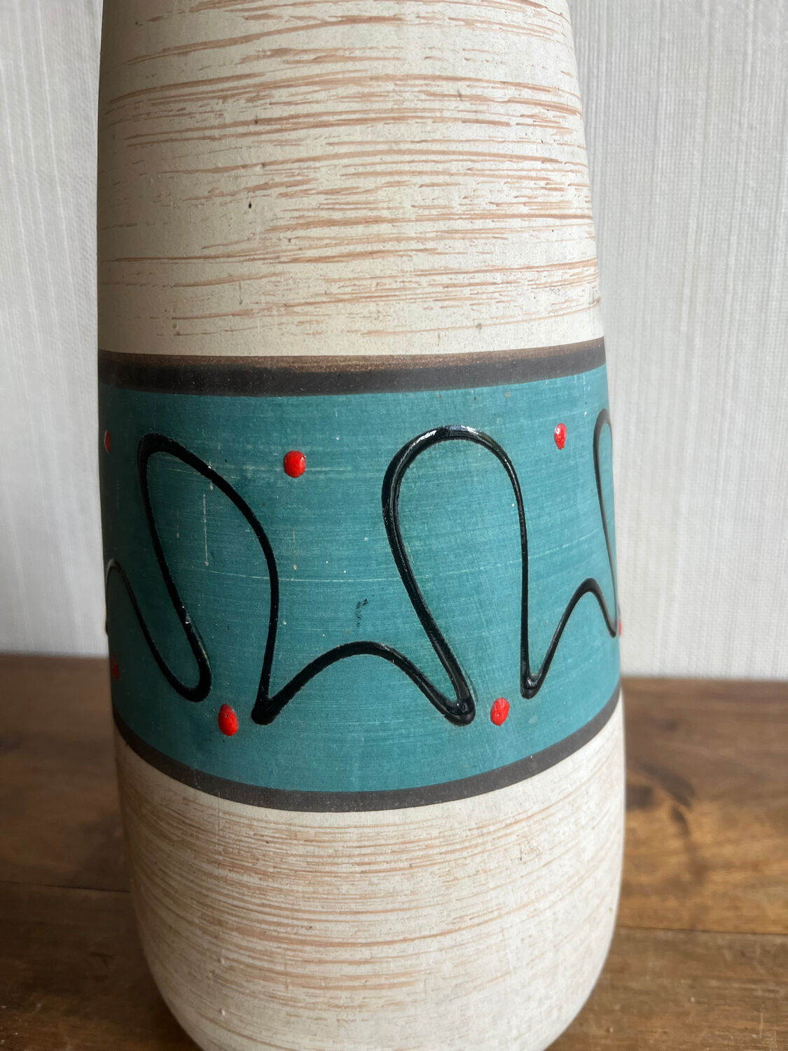 Large Scheurich ceramic vase 525, West Germany 1960s
