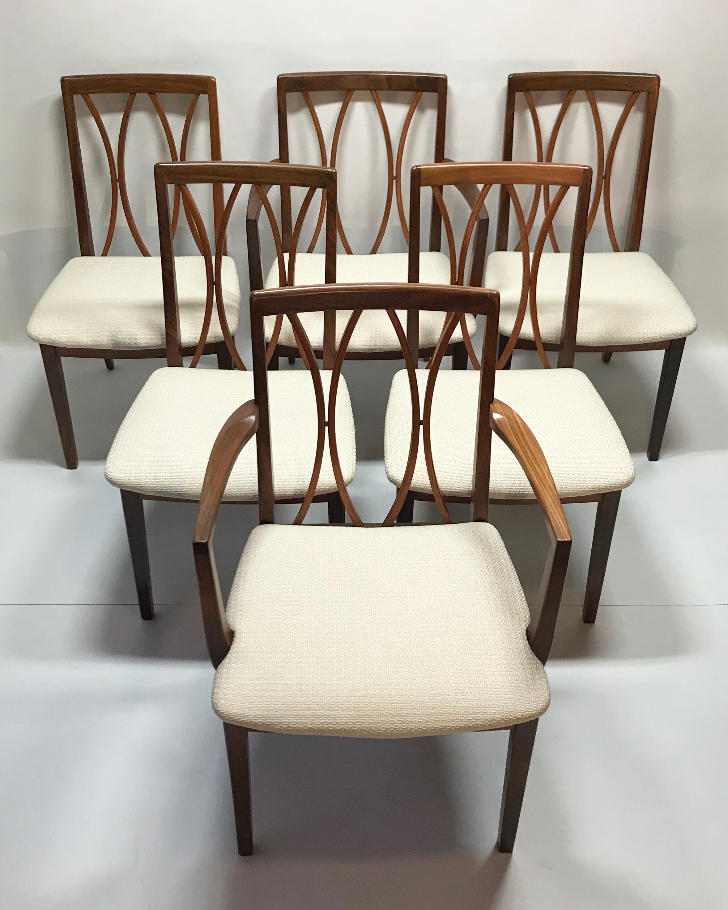Chairs and chairs g-plan 1970s teak