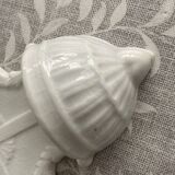 old white porcelain font