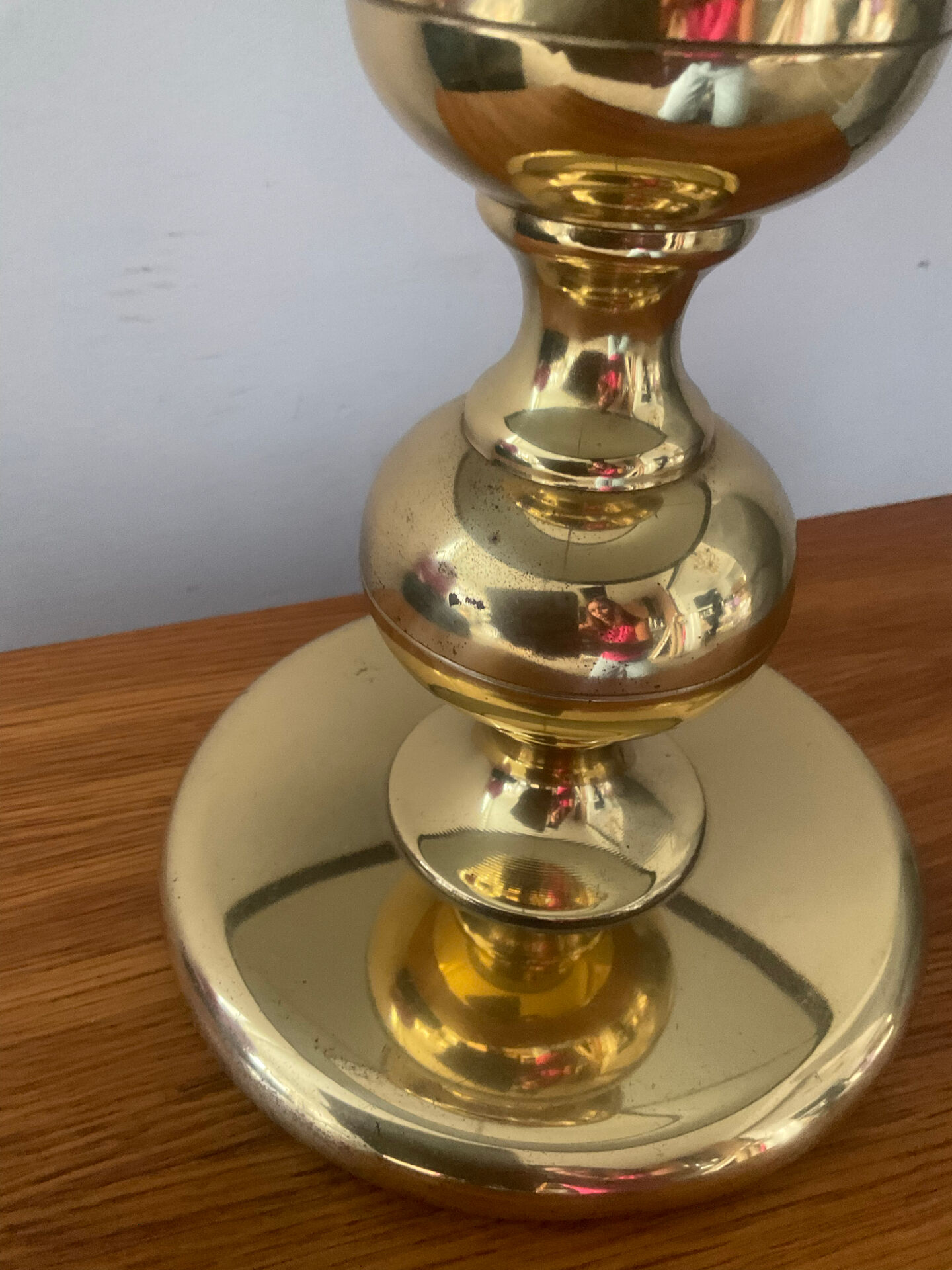 Brass lamp from the 60s-70s.
