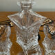 Vintage Bohemian crystal whisky set