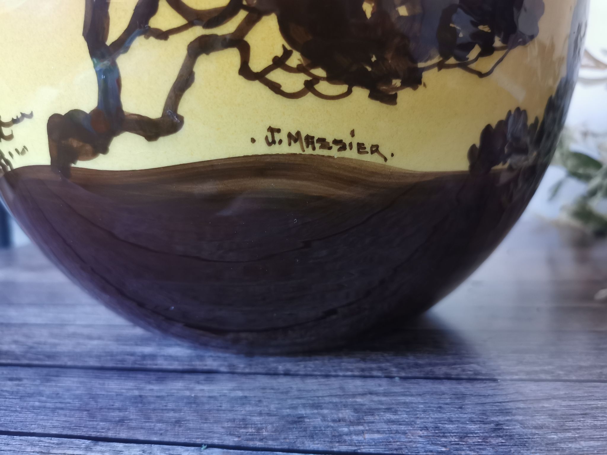 Vase boule Jérôme Massier