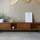 Vintage wooden row from the 50s-60s