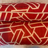 Pair of "Red of the Rhine" cushions