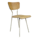 Bernard Durussel white lacquered chair, model Partout, 1951.