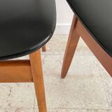 Chic vintage pair of Scandinavian chairs