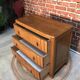 Commode 3 tiroir en bois style art nouveau