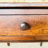 Farmhouse console, in walnut, Directoire, 18th century