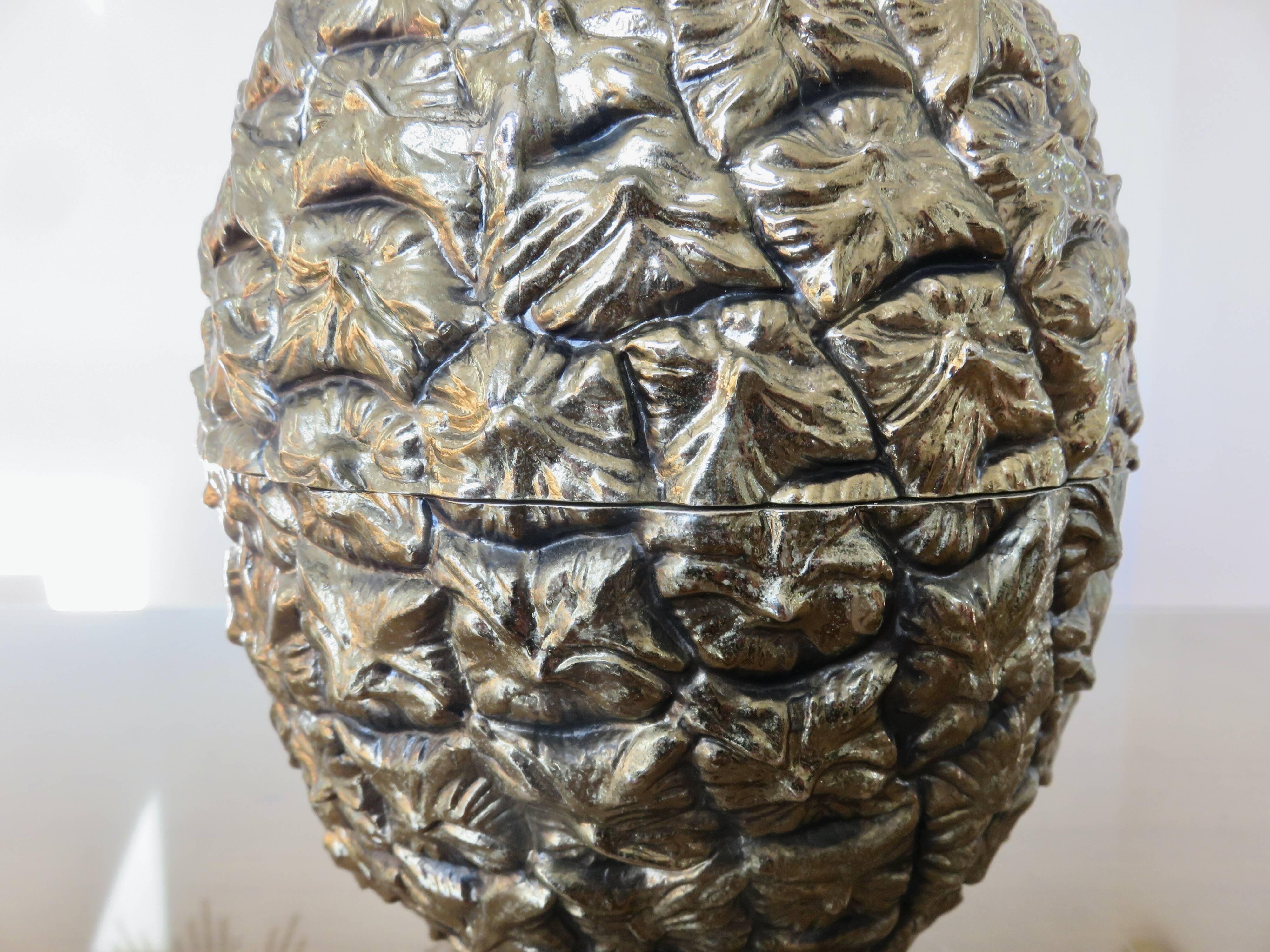 Pineapple by Michel Dartois, 1970, ice bucket, for ice cubes, exceptional condition