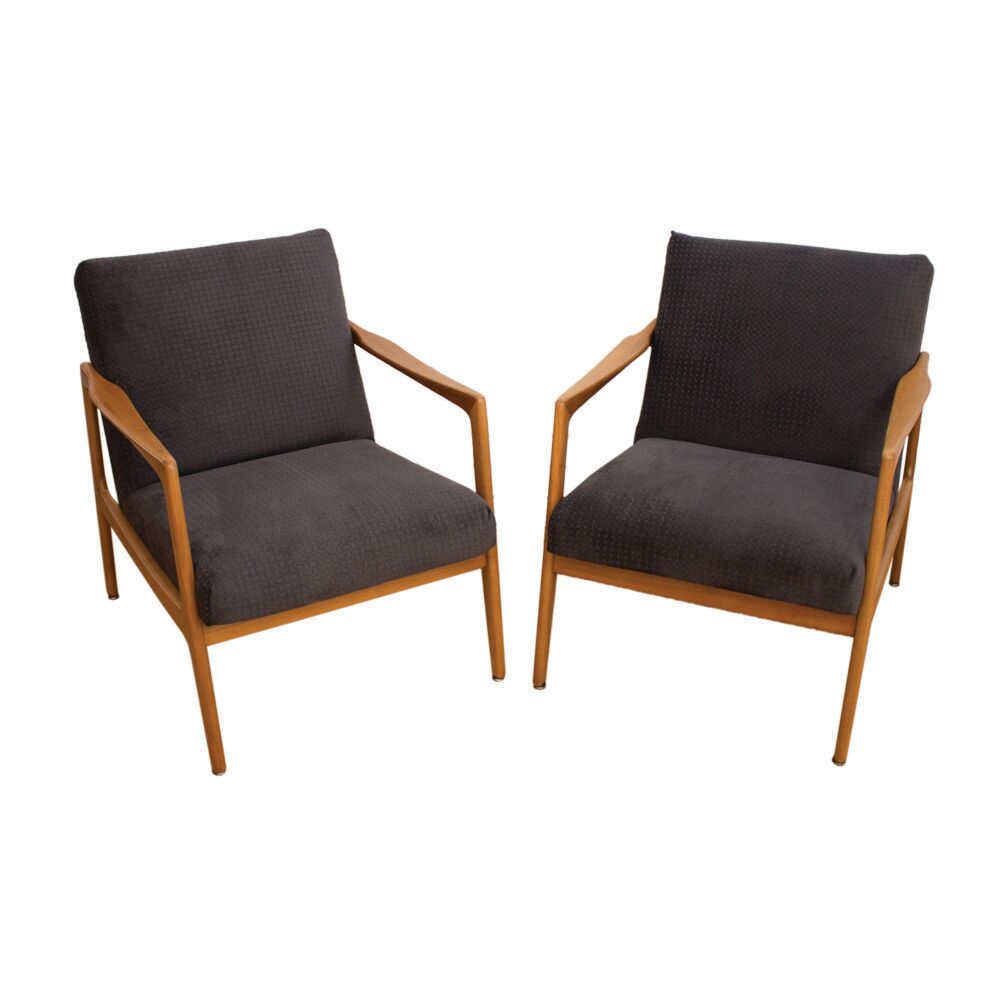 Beautiful Mid-Century armchairs, set of two, Denmark, 1970s