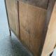 Renovated vintage Parisian art deco wooden sideboard from the 1940s