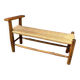 Banquette paillée année 50/60