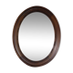 Oval wooden frame and 47.5 cm window