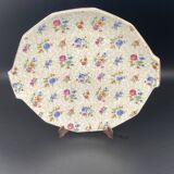 Plat de service en porcelaine vintage