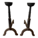 Cast iron fire dogs