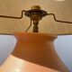 Terracotta ceramic lamp