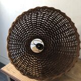 Vintage rattan pendant light