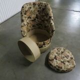 Vintage toad armchair, Belgium 60s