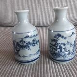A pair of vintage Chinese vases
