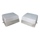 Paire d'appliques Holophane Prismopal