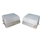 Paire d'appliques Holophane Prismopal
