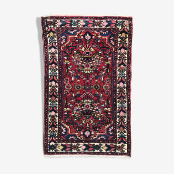 Tapis vintage hamadan persan fait main