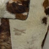 Fauteuil art déco en peau de vache