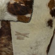 Fauteuil art déco en peau de vache