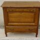 Small oak sideboard with 1 drawer and 1 drop-down door.