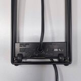 1970s Gorgeous Black Table Lamp "Sintesi" by Ernesto Gismondi for Artemide. Made in Italy