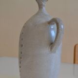 Ceramic stoneware candle holder from the 1970s.