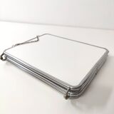 Triptych barber mirror 70x28cm