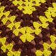 Vintage wool cushion crochet year 60