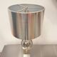 Pair of Ogive lamps in stainless steel by Maison Charles Paris 1970