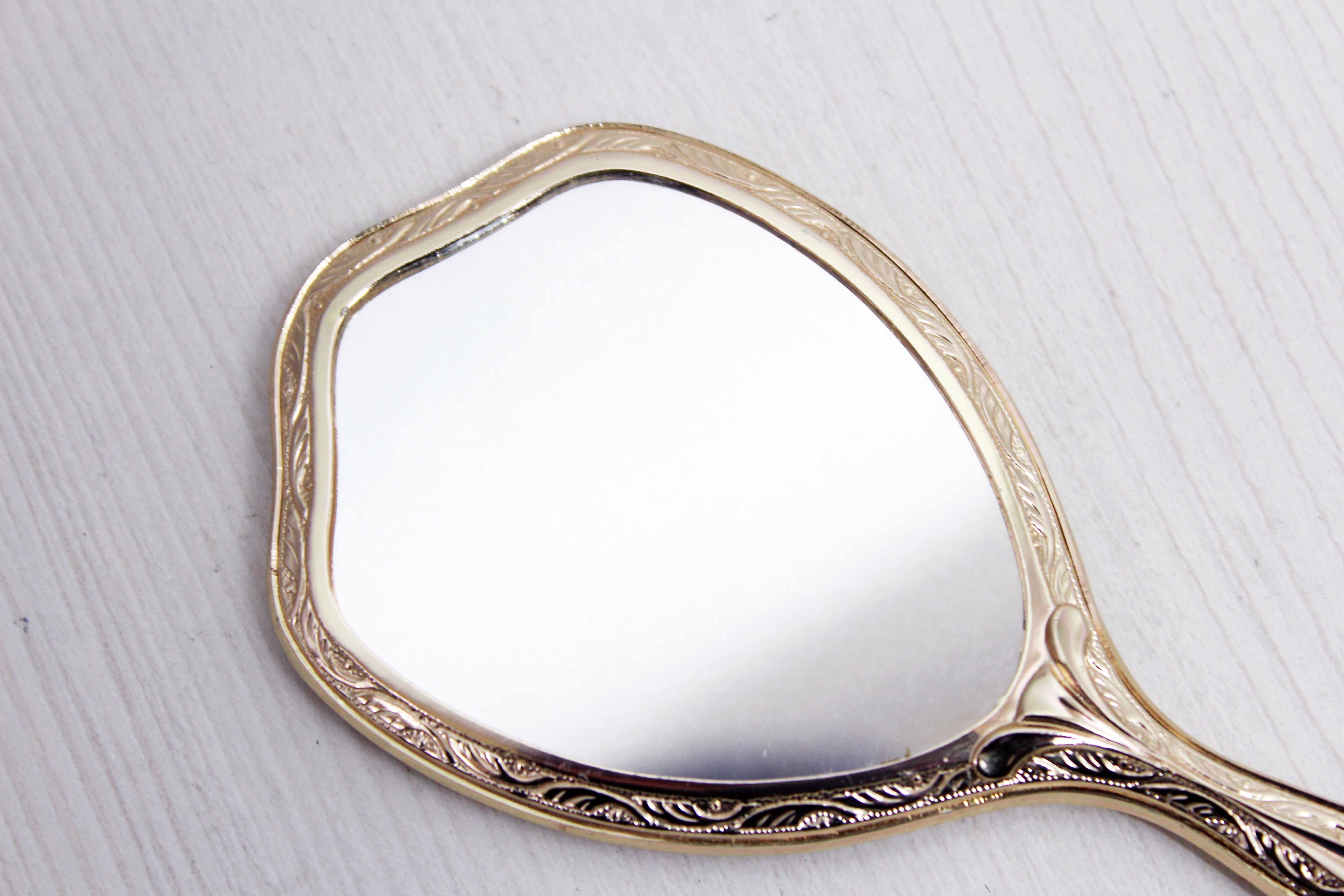 Vintage hand mirror